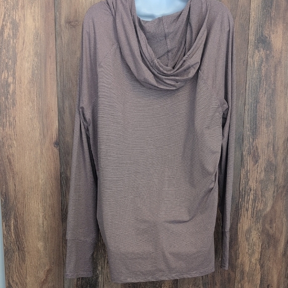 NWT RBX Pink/Gray Stripe Athletic Active Performance Hoodie 2X -814R - Picture 6 of 10